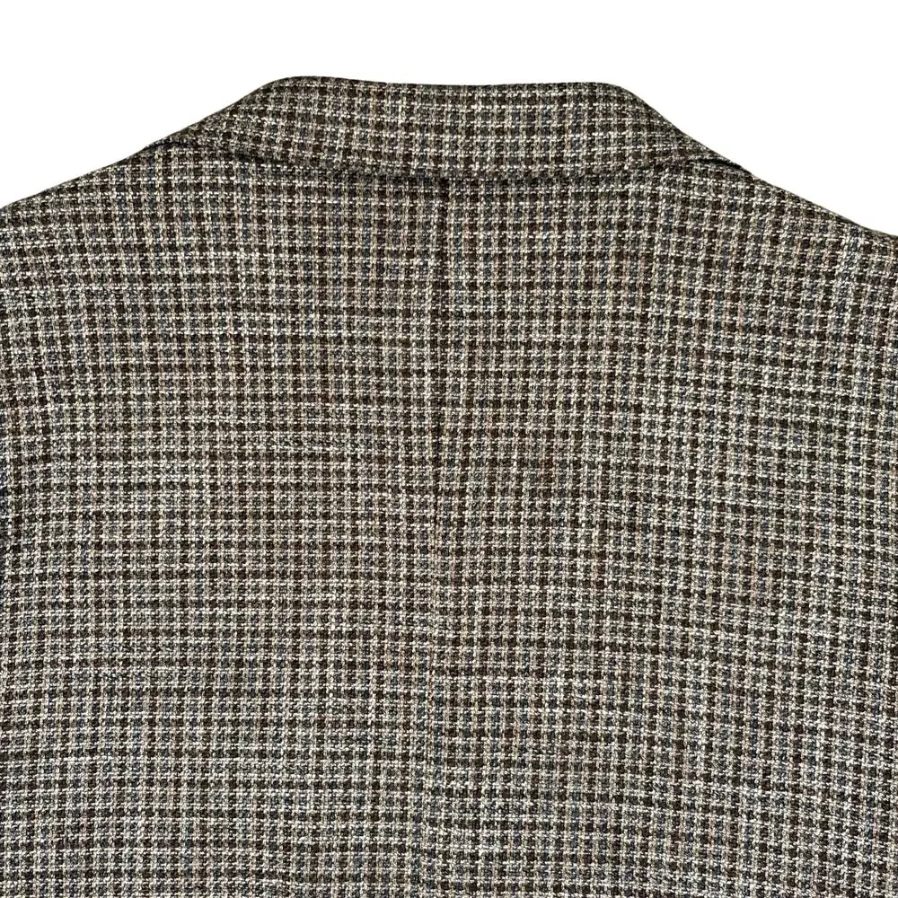Jos A Bank 1905 48R Brown Check Relaxed Soft Shoulder Blazer Jacket Sport Coat
